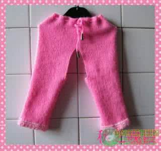 宝宝开裆裤编织视频 横织开裆裤