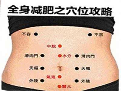 肚子埋线减肥 中医埋线减肥 穴位埋线减肥