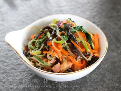韩式拌杂菜的做法 韩式拌菜(做法附图)*