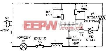 调光台灯电路图 调光台灯 中亚牌SBT-254调光书写台灯电路