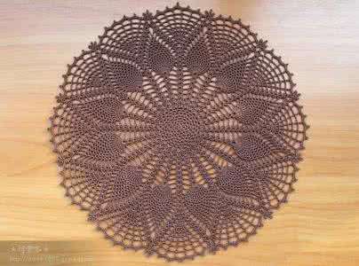 长方形桌布的钩织视频 钩织的魅力----桌饰