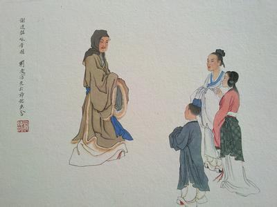 谢道韫咏絮 谢道韫咏絮 咏絮伊人/袁晓词选  再回春晓处，谁是惜花人