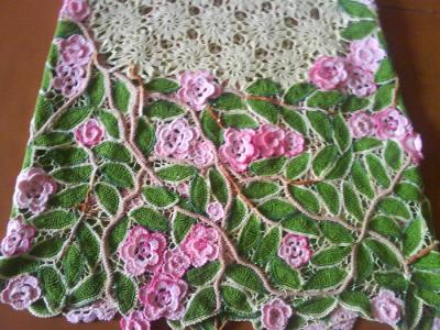 德国爱尔兰花钩针图解 爱尔兰塔蒂亚娜花----图片图解