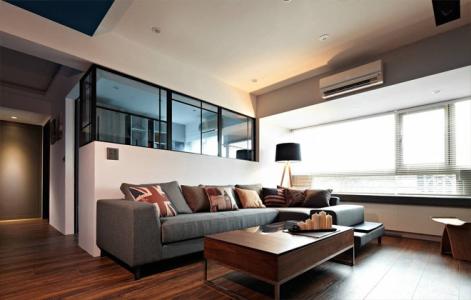 原木色装修效果图 83㎡原木色公寓效果图