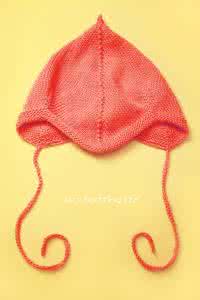 领口往下织加针方法 Norwegian Sweet Baby Cap 挪威甜蜜宝贝（利用加针减针织出波浪形区分区域，织出...