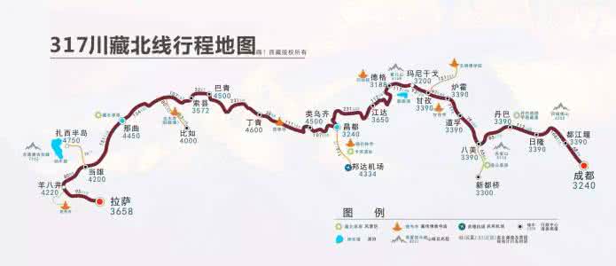 进藏高清地图 所有进藏公路高清地图