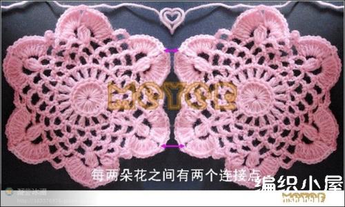 六角花衣的编织视频 【编织花样】一种六角花的详细钩法