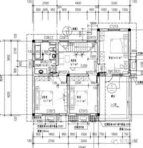 新农村二层中式自建房 新农村自建房2层11.6米X9米 经典布局 含户型平面图