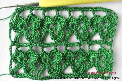 钩针编织各种线一线连  编织 60种一线连图解