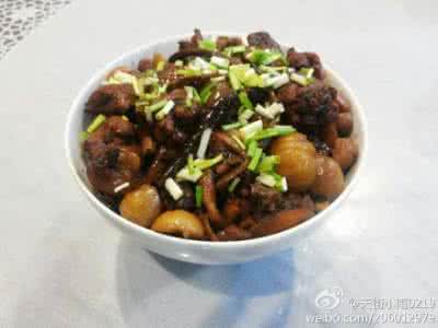 贵阳观山湖湘飘香厨艺 茶树菇栗子鸡的做法【厨屋飘香】