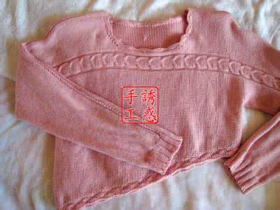 肩部横织女士毛衣教程 转载——女士横织衣