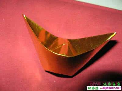 单张大元宝的折法 大元宝的折法