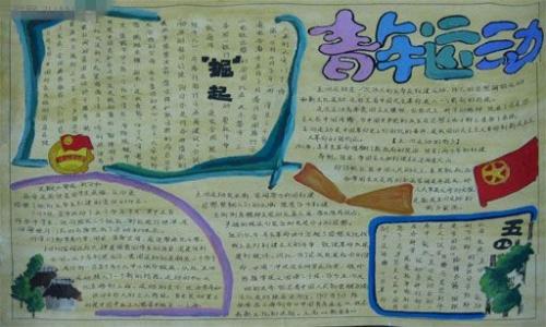 五四青年节手抄报资料 2015关于五四青年节手抄报资料