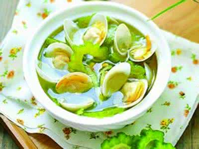 苦瓜蛤蜊汤 【苦瓜蛤蜊清火汤】