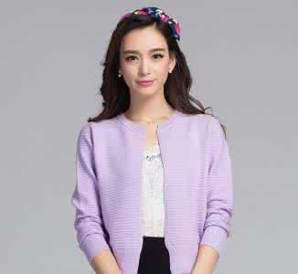 秋装针织女外套 针织:春秋女短上衣