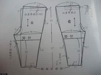 男士运动裤裁剪图纸 男士运动裤裁剪图 男士裤子裁剪图