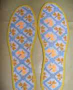 十字绣鞋垫的绣法 十字绣鞋垫绣法手工DIY制作视频教程