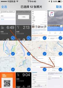 icloud多选照片 iPhone6s让照片多选的两种操作方法