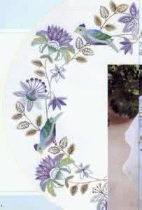 蝴蝶刺绣图案 《鸟与蝶》刺绣图案百科