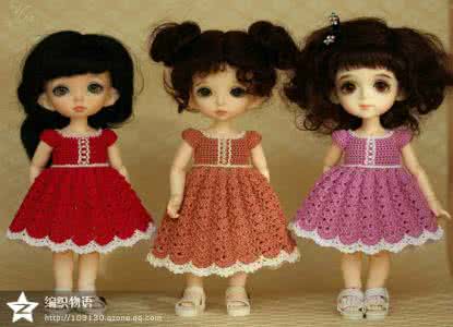 手工编织娃娃鞋 手工编织小巧美丽娃衣----放大就是宝宝装