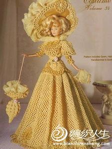 钩针芭比娃娃裙图解 （钩针）芭比娃娃服饰1