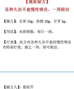 咽炎久治不愈 图文:咽炎久治不愈,良方一周根治