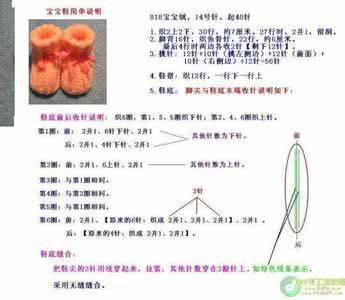 简单宝宝鞋子编织视频 几种宝宝鞋子的简单编织说明