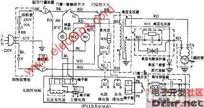 lg微波炉wd700电路图 lg微波炉wd700电路图 LG电子机械式微波炉 _电路图