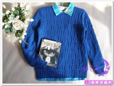 棒针毛衣编织花样图解 5岁左右男孩毛衣编织花样图解|棒针编织图解