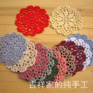 35款可爱钩针杯垫 【钩针】LY钩编杯垫~多款
