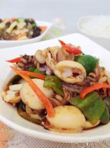 目鱼炒青椒 椒香目鱼仔