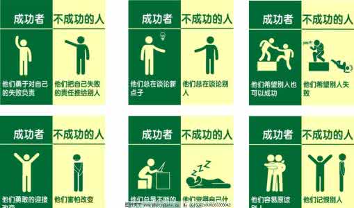 成功者和失败者的区别 成功者和失败者的差异