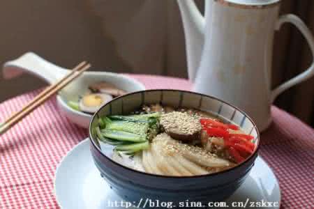 怎样应对炎热的夏天 【茶汤冷面】——应对炎夏最爽口一碗懒人面