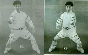 功夫上身法门--下肢弓前后移动练习法