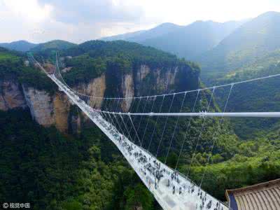 湖南张家界大峡谷 湖南张家界大峡谷 一个人的旅行---湖南张家界大峡谷玻璃桥