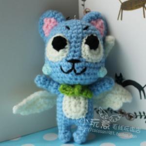 钩针大型kt猫玩偶图解 【钩针玩偶】猫