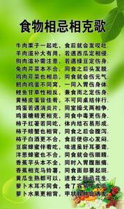 吃货的世界一句话总结 一句话总结各种食物相克，吃货们要小心啦 图片