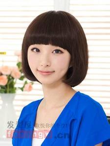 圆脸女生短发发型大全 适合圆脸女生的蘑菇头短发发型