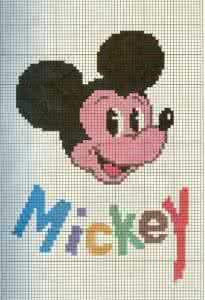 米老鼠图案毛衣编织 毛衣编织图案-鼠