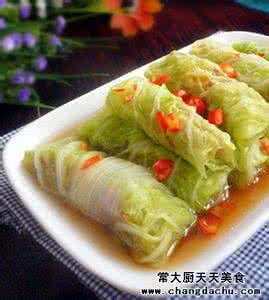 白菜肉卷正宗做法 蒸白菜肉卷