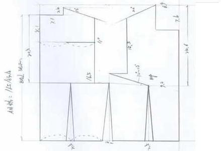 服装制版打版 服装制版（大身）