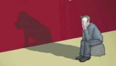 抑郁是条黑狗 抑郁是条黑狗 抑郁于你来说只是一条黑狗