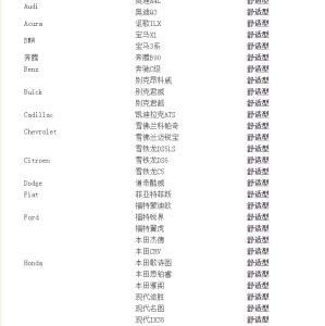 优步专车车型一览表 滴滴专车车型一览表 滴滴专车什么车型好？