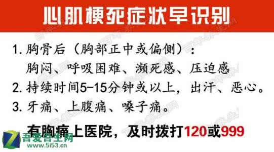 心肌梗死的症状 心肌梗死的症状 常做这事易诱发心肌梗死