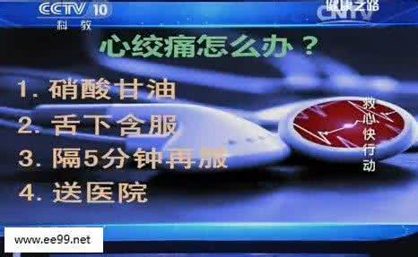 心肺复苏健康之路 健康之路视频20141117 孙福成讲心肺复苏步骤,硝酸甘油用法