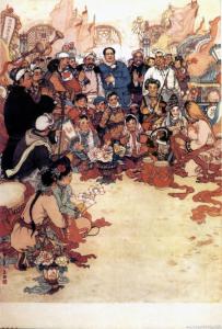 新中国年画宣传画 【红色经典】新中国年画:140幅珍贵历史图片(上)