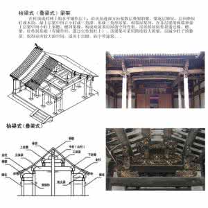 中国古建筑梁架结构 梁架结构【中国建筑欣赏】