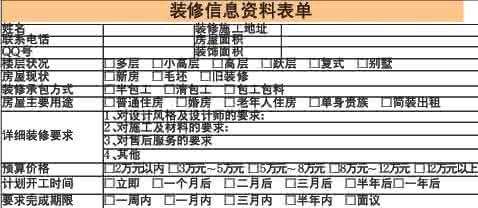 二手房装修工期 装修工期表，一表在手、装修无忧