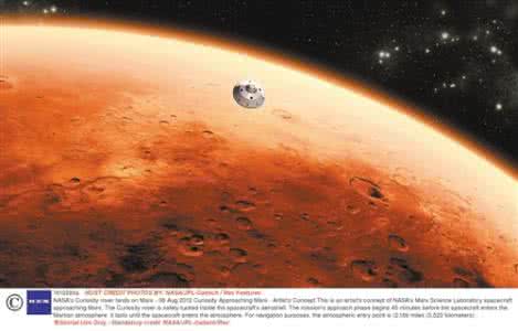 火星大气层 火星大气 火星大部分大气去哪儿了?