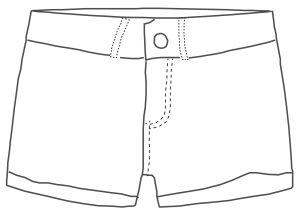 蝶儿手工博客 转载 『蝶儿手工』2015夏天短裤（裁剪图&制作过程）